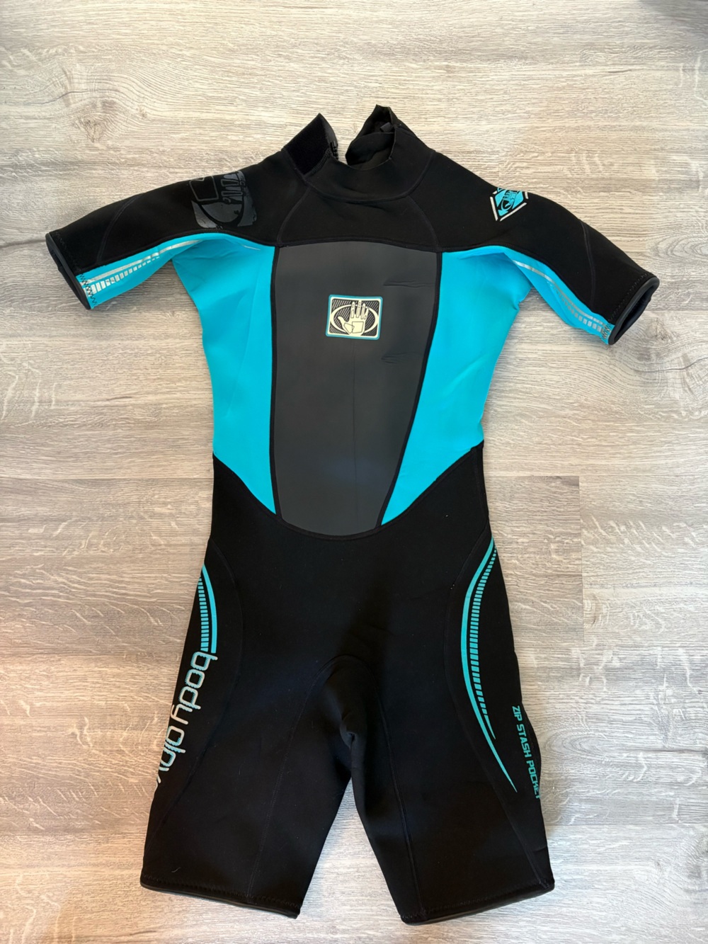 Body Glove Women’s Short Sleeve Wetsuit - Teal & Black